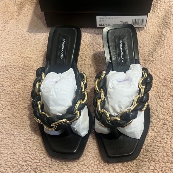 BCBGMAXAZRIA Mistia Chain Braided Sandal - Picture 8 of 13